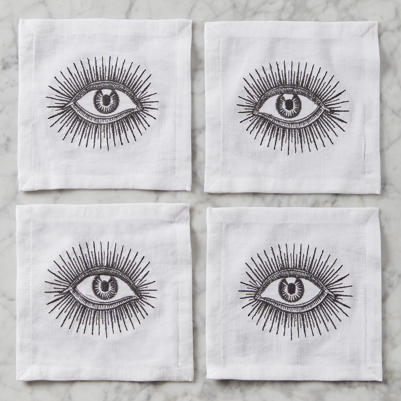 eyes cocktail napkins - styled view 1